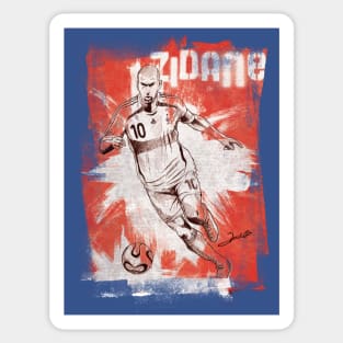 Legend Zidane Sticker